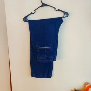 Lizwear Petite Side Button High-Waist Jeans